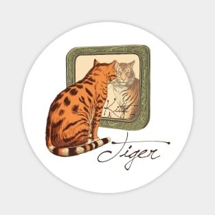 Tiger Cat Magnet